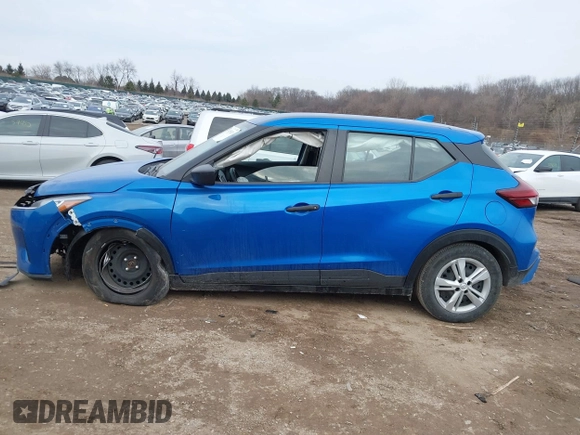 2022 Nissan Kicks S with VIN 3N1CP5BV0NL506455, listed as a IAAI auction lot 41555028 with 31,660 mi miles and . Bid and sale history available at carsss.com. Image 14.