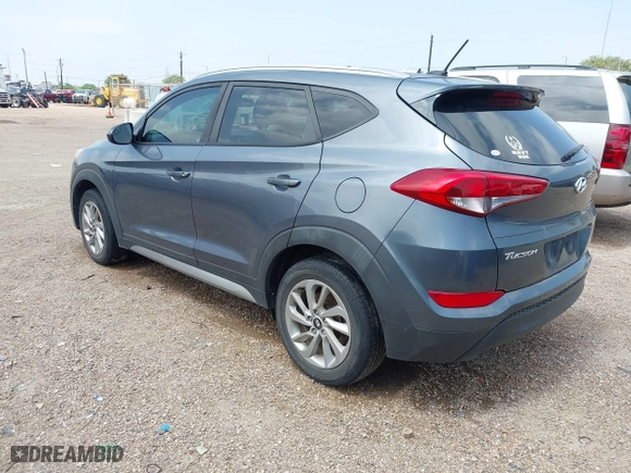 2017 Hyundai Tucson SE Plus with VIN KM8J33A42HU375273, listed as a IAAI auction lot 41900474 with 124,658 mi miles. Bid and sale history available at carsss.com. Image 3.