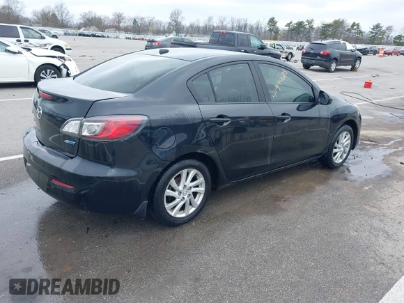 2012 Mazda 3 i Grand Touring with VIN JM1BL1W70C1657521, listed as a IAAI auction lot 41994605 with 165,912 mi miles and . Bid and sale history available at DreamBid. Image 4.