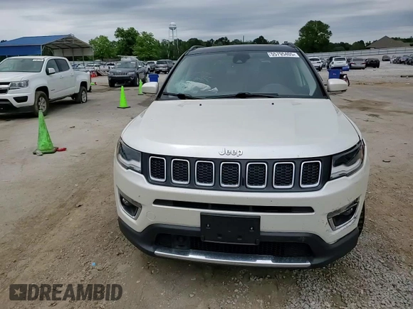 2018 Jeep Compass Limited with VIN 3C4NJCCB7JT368522, listed as a Copart auction lot 55795405 with 111,654 mi miles and Salvage title. Bid and sale history available at DreamBid. Image 14.