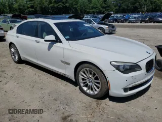 2011 BMW 7 Series 750Li with VIN WBAKB8C51BCY64594, listed as a Copart auction lot 61916875 with 105,499 mi miles and Clean title. Bid and sale history available at DreamBid. Image 4.