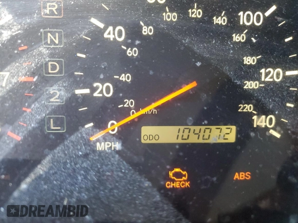 1997 Lexus ES 300 Luxury Sport Sdn with VIN JT8BF22G0V0048360, listed as a Copart auction lot 77594284 with 104,072 mi miles and Salvage Title. Bid and sale history available at carsss.com. Image 9.