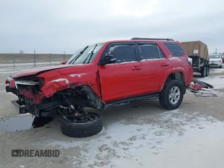 2018 Toyota 4Runner SR5 with VIN JTEBU5JR5J5535848, listed as a IAAI auction lot 41405864 with 112,214 mi miles and . Bid and sale history available at DreamBid. Image 2.