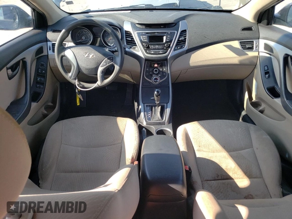 2016 Hyundai Elantra SE with VIN 5NPDH4AE6GH788680, listed as a Copart auction lot 66854804 with 113,073 mi miles and Salvage title. Bid and sale history available at DreamBid. Image 8.