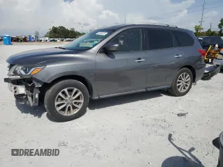 2018 Nissan Pathfinder SL z VIN 5N1DR2MN3JC636447, wystawiony jako Copart lot #60456235 z przebiegiem 124 834 mil mil oraz Nie do naprawy • Non repairable. Historia ofert i sprzedaży dostępna na DreamBid. Obrazek 1.