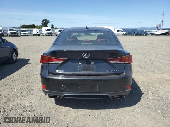 2020 Lexus IS with VIN JTHGA1D21L5103768, listed as a Copart auction lot 51865585 with 25,972 mi miles and Salvage Title. Bid and sale history available at carsss.com. Image 6.