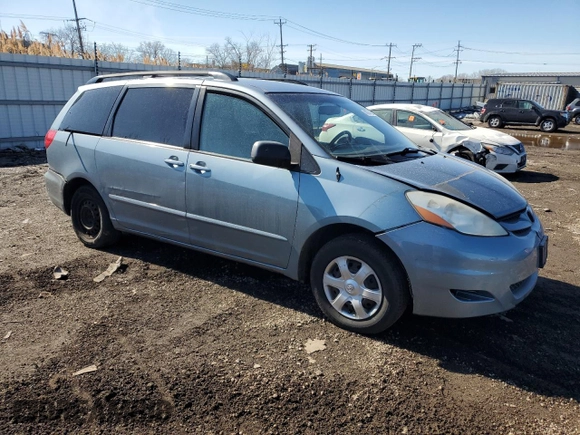 2010 Toyota Sienna CE with VIN 5TDKK4CC2AS332391, listed as a Copart auction lot 46881495 with 319,920 mi miles and Salvage Title. Bid and sale history available at DreamBid. Image 4.