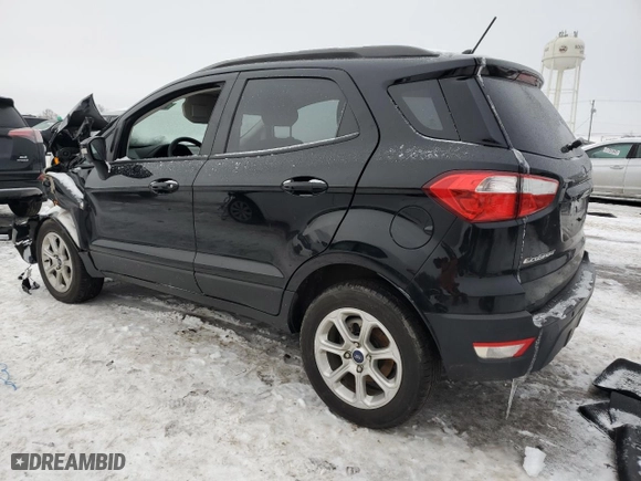 2021 Ford EcoSport SE with VIN MAJ3S2GE3MC444004, listed as a Copart auction lot 38264984 with 35,288 mi miles and Salvage Title. Bid and sale history available at carsss.com. Image 2.