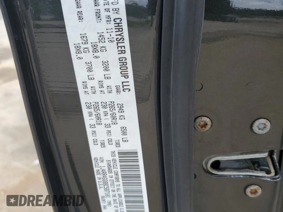 2011 Jeep Grand Cherokee Laredo with VIN 1J4RR4GG8BC587101, listed as a Copart auction lot 64027365 with 169,544 mi miles and Clean title. Bid and sale history available at DreamBid. Image 12.