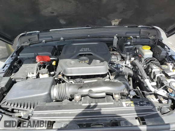 2018 Jeep Wrangler Unlimited Sport S с VIN 1C4HJXDN1JW324720, выставлен на аукционе Copart как лот 64615085 с пробегом 57 434 миль миль и Чистый • Clean title. История ставок и продаж доступна на DreamBid. Изображение 12.