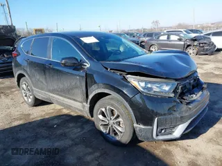 2021 Honda CR-V EX with VIN 2HKRW2H51MH618373, listed as a IAAI auction lot 41668325 with 80,608 mi miles. Bid and sale history available at carsss.com. Image 1.