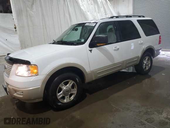 2005 Ford Expedition Eddie Bauer with VIN 1FMFU18515LA36303, listed as a Copart auction lot 58073205 with 155,586 mi miles and Clean title. Bid and sale history available at DreamBid. Image 1.