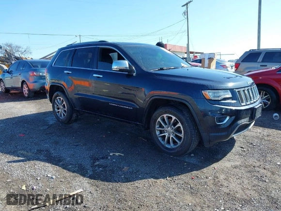 2014 Jeep Grand Cherokee Limited with VIN 1C4RJFBG2EC241307, listed as a IAAI auction lot 41975320 with 210,482 mi miles. Bid and sale history available at carsss.com. Image 1.