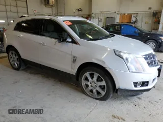 2011 Cadillac SRX Performance Collection with VIN 3GYFNBEY2BS580640, listed as a Copart auction lot 52812555 with 80,547 mi miles and Salvage Title. Bid and sale history available at carsss.com. Image 4.