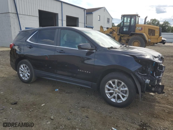 2021 Chevrolet Equinox LT with VIN 2GNAXUEV5M6158107, listed as a Copart auction lot 65142674 with 52,325 mi miles and Salvage Title. Bid and sale history available at carsss.com. Image 4.
