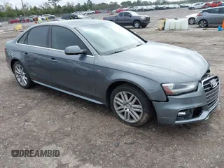 2014 Audi A4 Premium Plus with VIN WAUFFAFL7EA073770, listed as a IAAI auction lot 41655990 with 230,484 mi miles. Bid and sale history available at carsss.com. Image 1.
