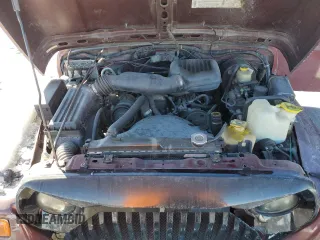 2001 Jeep Wrangler SE with VIN 1J4FA29P91P308872, listed as a Copart auction lot 45676435 with 179,486 mi miles and Salvage Title. Bid and sale history available at carsss.com. Image 12.