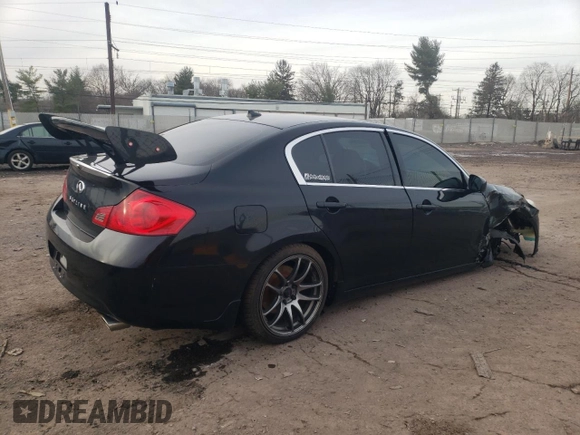 2007 Infiniti G35 G35x with VIN JNKBV61F97M812320, listed as a Copart auction lot 51714494 with Not Provided miles and Salvage Title. Bid and sale history available at DreamBid. Image 3.