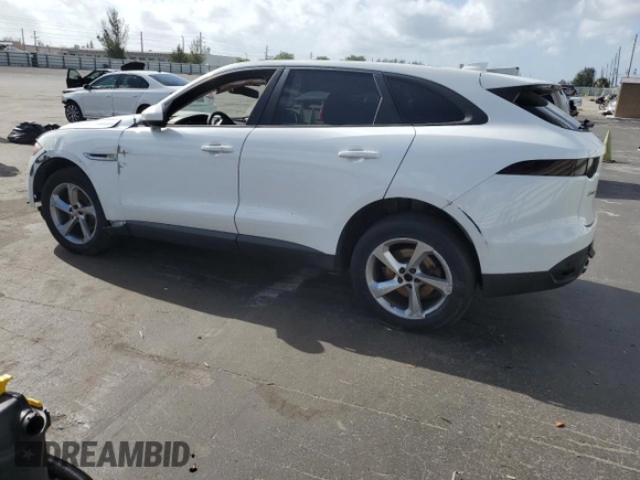 2017 Jaguar F-Pace 35t Premium with VIN SADCJ2BV9HA047309, listed as a Copart auction lot 51781185 with 108,459 mi miles and Salvage Title. Bid and sale history available at DreamBid. Image 2.