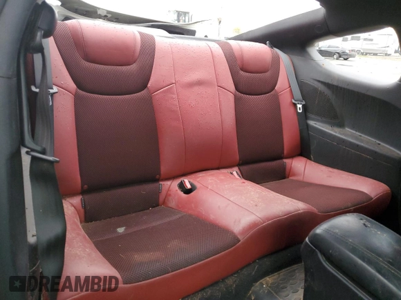 2013 Hyundai Genesis Coupe Track z VIN KMHHU6KJ7DU096333, wystawiony jako Copart lot #81643984 z przebiegiem Nie podano mil oraz Szkoda całkowita • Salvage title. Historia ofert i sprzedaży dostępna na DreamBid. Obrazek 10.