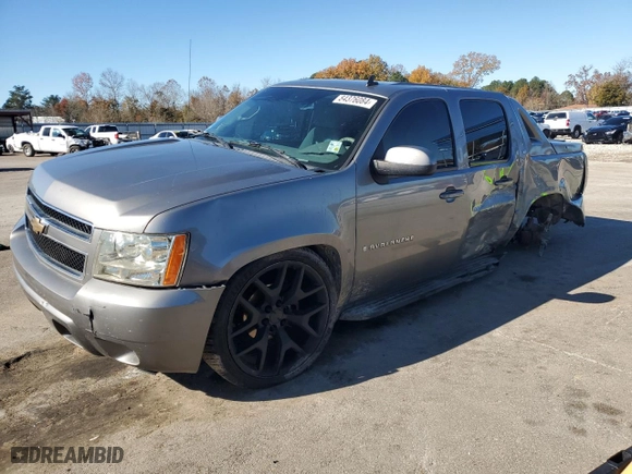 2007 Chevrolet Avalanche LT w/3LT with VIN 3GNEC12J37G135298, listed as a Copart auction lot 84376084 with 0 mi miles and Salvage Title. Bid and sale history available at carsss.com. Image 1.
