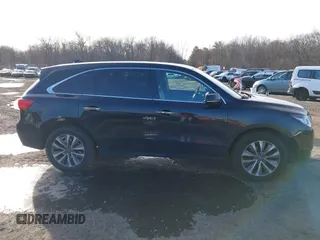 2015 Acura MDX Tech Pkg with VIN 5FRYD4H42FB031992, listed as a IAAI auction lot 41564215 with 125,042 mi miles. Bid and sale history available at carsss.com. Image 13.