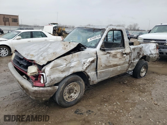 1997 Ford Ranger XLT with VIN 1FTCR10A9VPB09816, listed as a Copart auction lot 47438765 with 226,752 mi miles and Salvage Title. Bid and sale history available at DreamBid. Image 1.