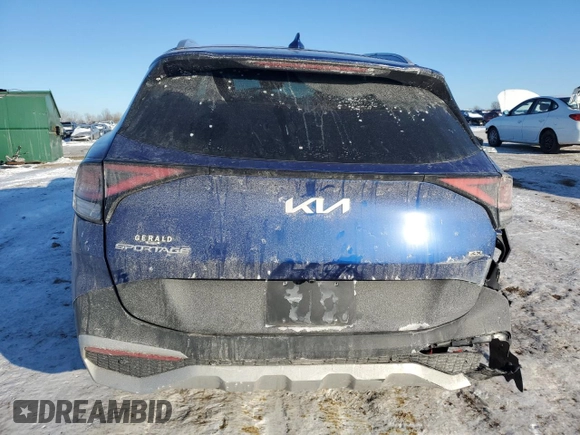 2024 Kia Sportage EX with VIN 5XYK3CDF7RG210456, listed as a Copart auction lot 45816055 with 23,891 mi miles and Salvage Title. Bid and sale history available at DreamBid. Image 6.