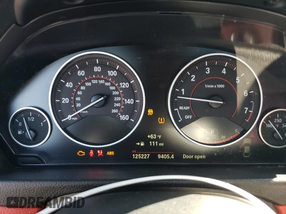 2018 BMW 4 Series 430i xDrive with VIN WBA4J3C5XJBG97156, listed as a Copart auction lot 49864185 with 125,227 mi miles and Salvage Title. Bid and sale history available at DreamBid. Image 9.