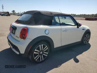 2022 MINI Convertible Cooper S with VIN WMW43DL01N3N51794, listed as a Copart auction lot 53075045 with 43,811 mi miles and Salvage title. Bid and sale history available at DreamBid. Image 3.