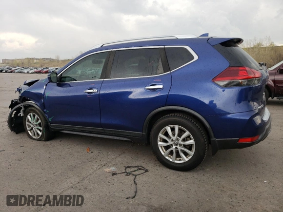 2018 Nissan Rogue SV with VIN KNMAT2MT4JP604171, listed as a Copart auction lot 54555375 with 69,194 mi miles and Salvage Title. Bid and sale history available at DreamBid. Image 2.