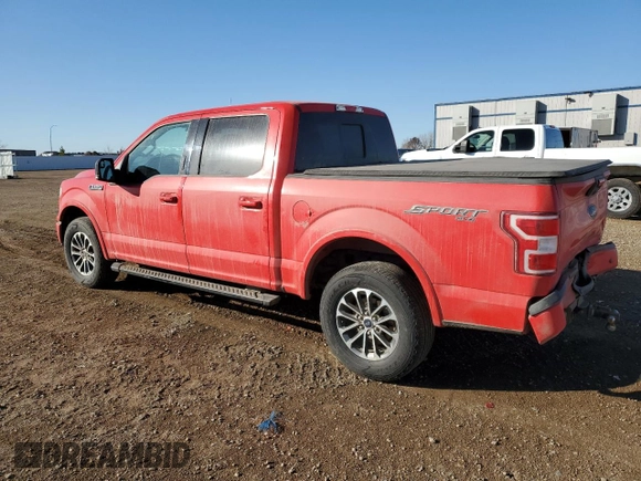 2018 Ford F-150 XL with VIN 1FTEW1EP7JKE59404, listed as a Copart auction lot 52152005 with 172,619 mi miles and Salvage Title. Bid and sale history available at carsss.com. Image 2.