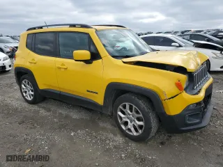 2017 Jeep Renegade Altitude with VIN ZACCJABB7HPF52275, listed as a Copart auction lot 45381965 with 96,201 mi miles and Salvage Title. Bid and sale history available at carsss.com. Image 4.