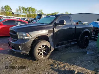 2018 Ram 1500 Express with VIN 3C6JR7AT1JG249522, listed as a Copart auction lot 52753785 with 128,481 mi miles and Salvage title. Bid and sale history available at DreamBid. Image 1.