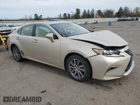 2017 Lexus ES 300h with VIN JTHBW1GG7H2146538, listed as a Copart auction lot 53731235 with 55,615 mi miles and Salvage Title. Bid and sale history available at DreamBid. Image 4.
