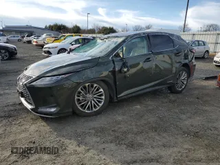 2022 Lexus RX 450h with VIN 2T2JGMDA2NC077634, listed as a Copart auction lot 46159825 with 19,583 mi miles and Non repairable. Bid and sale history available at DreamBid. Image 1.