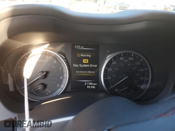 2021 Infiniti Q50 Red Sport 400 с VIN JN1FV7DR2MM880035, выставлен на аукционе Copart как лот 79927014 с пробегом 21 186 миль миль и Списание • Salvage title. История ставок и продаж доступна на DreamBid. Изображение 9.