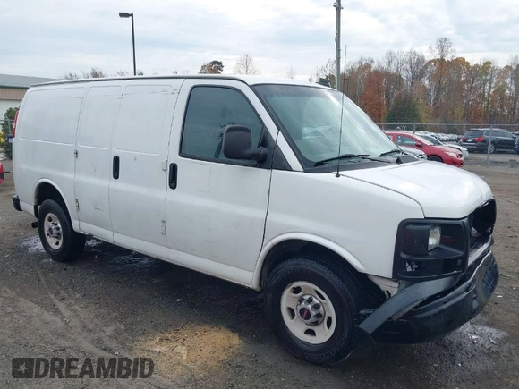 2017 GMC Savana Cargo z VIN 1GTW7AFF8H1130346, wystawiony jako IAAI lot #40884442 z przebiegiem 146 914 mil mil oraz . Historia ofert i sprzedaży dostępna na DreamBid. Obrazek 1.