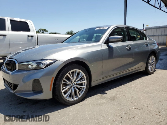 2024 BMW 3 Series 330i xDrive with VIN 3MW89FF08R8E67556, listed as a Copart auction lot 52790735 with 26,308 mi miles and Clean Title. Bid and sale history available at carsss.com. Image 1.