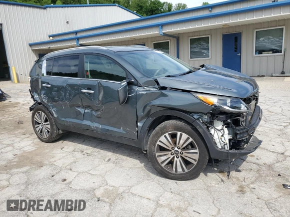 2015 Kia Sportage EX with VIN KNDPCCAC7F7711730, listed as a Copart auction lot 57144895 with 88,661 mi miles and Salvage title. Bid and sale history available at DreamBid. Image 4.