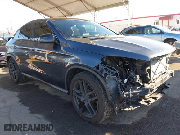 2016 Mercedes-Benz GLE 450 AMG with VIN 4JGED6EBXGA012888, listed as a IAAI auction lot 41674432 with 61,780 mi miles and . Bid and sale history available at DreamBid. Image 1.