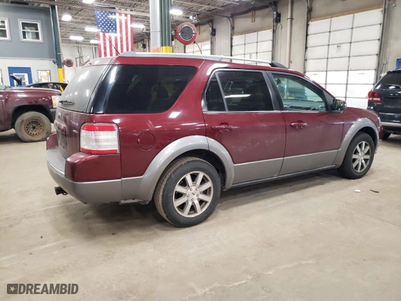 2008 Ford Taurus X SEL with VIN 1FMDK02W68GA42622, listed as a Copart auction lot 42715165 with 179,009 mi miles and Salvage Title. Bid and sale history available at carsss.com. Image 3.