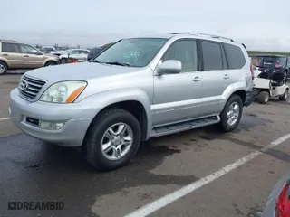 2006 Lexus GX 470 with VIN JTJBT20X160097367, listed as a IAAI auction lot 41582682 with 143,452 mi miles. Bid and sale history available at carsss.com. Image 2.