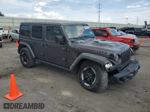 2018 Jeep Wrangler Unlimited Rubicon с VIN 1C4HJXFG1JW213986, выставлен на аукционе Copart как лот 60752665 с пробегом 112 214 миль миль и Списание • Salvage title. История ставок и продаж доступна на DreamBid. Изображение 4.