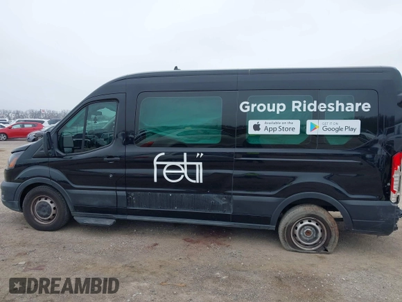 2023 Ford Transit Passenger XL with VIN 1FBAX2C85PKC08858, listed as a IAAI auction lot 41505754 with 45,897 mi miles and . Bid and sale history available at DreamBid. Image 14.