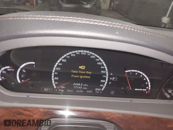2011 Mercedes-Benz S 63 AMG with VIN WDDNG7EB7BA402556, listed as a IAAI auction lot 42097570 with 77,145 mi miles and . Bid and sale history available at DreamBid. Image 7.