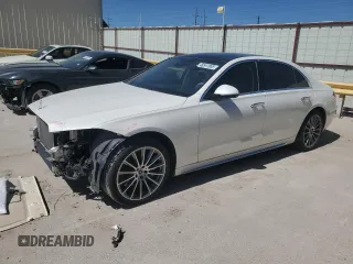 2022 Mercedes-Benz S 500 with VIN W1K6G6DB6NA157723, listed as a Copart auction lot 48541805 with 27,198 mi miles and Salvage Title. Bid and sale history available at DreamBid. Image 1.