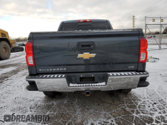2018 Chevrolet Silverado 1500 LTZ with VIN 3GCUKSEC2JG252632, listed as a Copart auction lot 83596274 with 131,314 mi miles and Salvage Title. Bid and sale history available at carsss.com. Image 6.