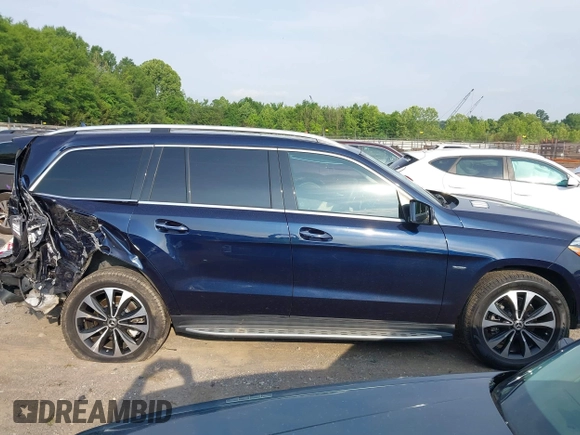 2019 Mercedes-Benz GLS 450 with VIN 4JGDF6EE1KB224162, listed as a IAAI auction lot 42298278 with 42,126 mi miles and . Bid and sale history available at DreamBid. Image 13.