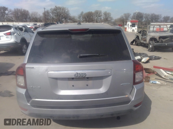 2016 Jeep Compass Latitude with VIN 1C4NJDEBXGD594149, listed as a IAAI auction lot 41523706 with 113,200 mi miles. Bid and sale history available at carsss.com. Image 17.